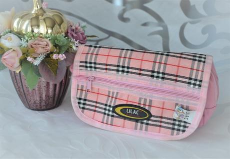 Ružová kozmetická taštička, 