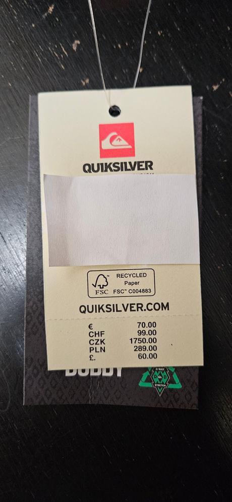 Quiksilver pánske plavkové šortky veľkosť l, quiksilver,l
