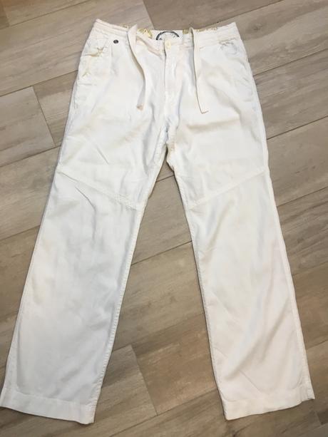 Pepe jeans biele nohavice, pepe jeans,l