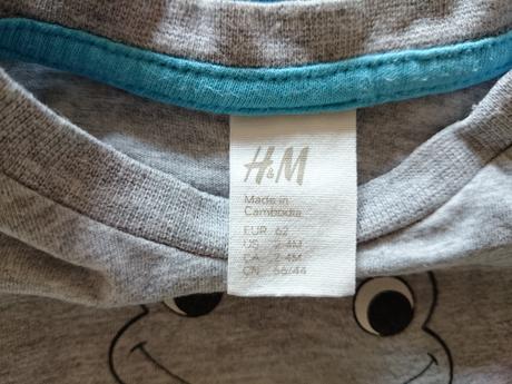 Body so žabkou, h&m,62