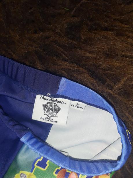 Detské chlapčenské plavky labková patrola, nickelodeon,92