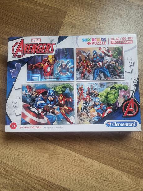 Puzzle marvel avangers 4v1,