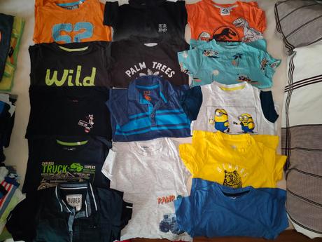 Krátke chlapčenské tričká, 104