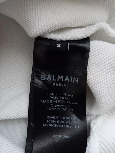Luxusná mikina balmain paris-top stav, s