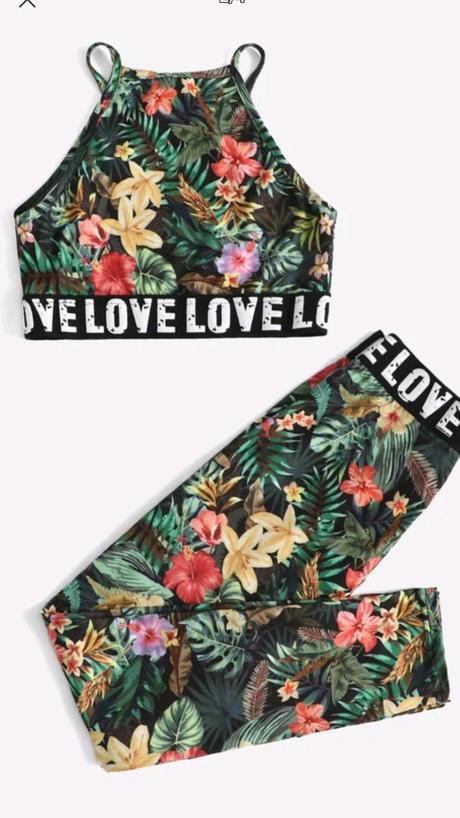 Komplet tropical poštovné zdarma, 128 / 134 / 140 / 146 / 152