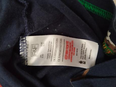 Tričko - zimný motív, f&f,104