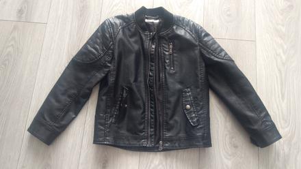 Koženková bunda, h&m,128