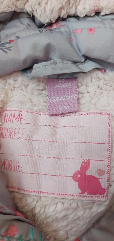 Zimušná podšitá bunda, dopodopo,86