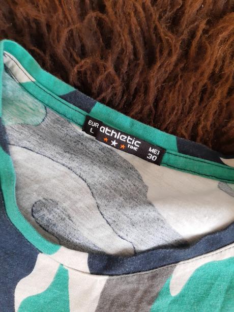 Pánske maskáčové tričko, l