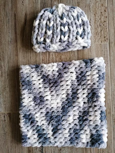 Čiapka a šál / nákrčník - puffy, l / m / s / xl / xxl