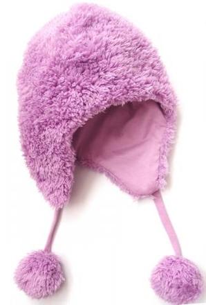Pinkie detská čiapka lila pompom, pinkie,92 - 122