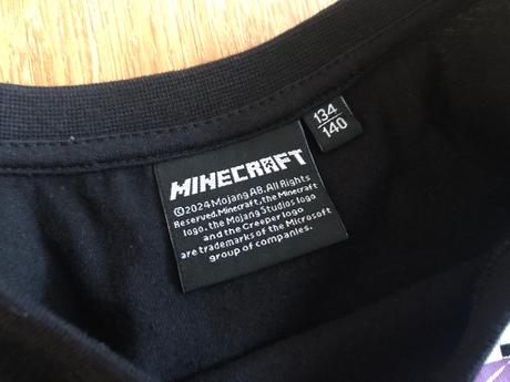 Tričko minecraft, top stav, 134