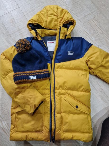 Lego zimná bunda s čiapkou, lego,164