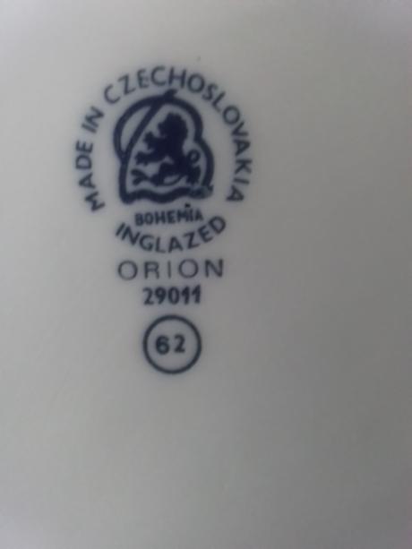 Retro porcelánová súprava bohemia orion, 