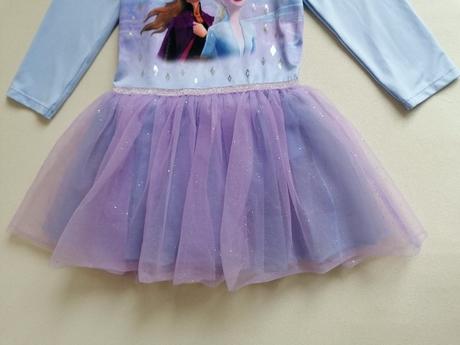 Elsa, anna - body šaty s tutu sukňou veľ.116,