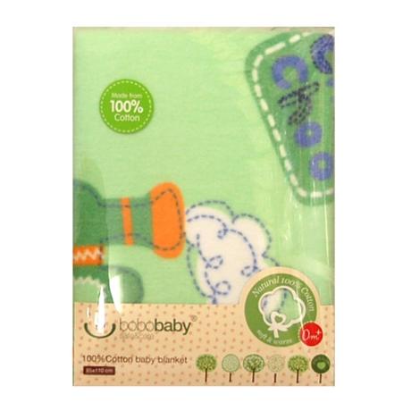 Jemná deka s bavlny s flisovou úpravou,