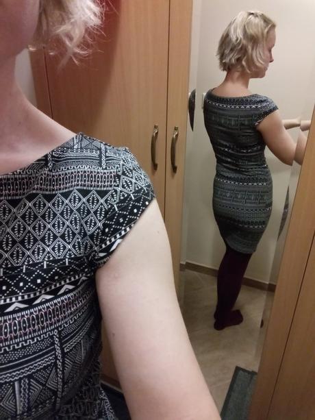 Čiernobiele šaty, reserved,xs