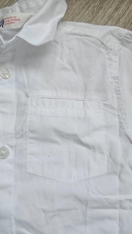 Detská biela košeľa, h&m,98