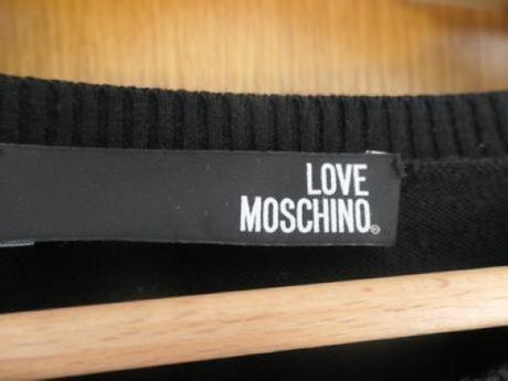 Love moschino original damsky kvalitny sveter m/l, moschino,m