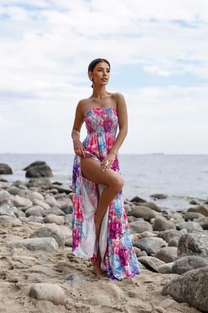 Letné dámske šaty rosita flovers,