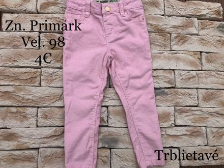 Trblietavé nohavice, primark,98
