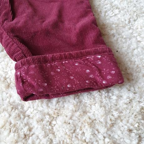 Menšestrové zateplené nohavice, h&m,62