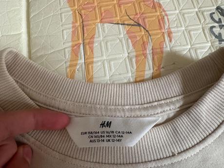 Cropp mikinka, h&m,158