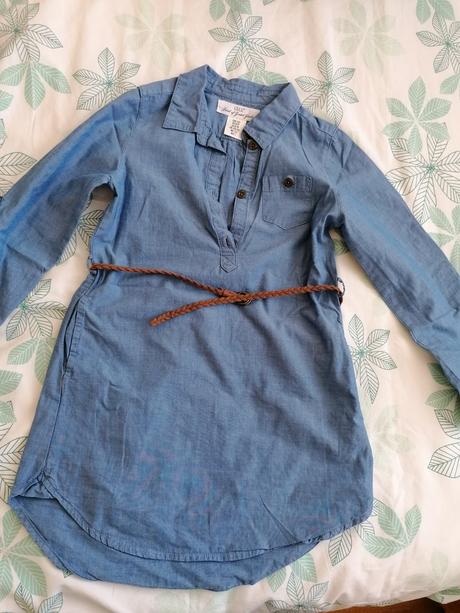 Riflové šaty, h&m,122