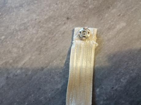 Džínsový sviatočný motýlik 2x4,5 cm,