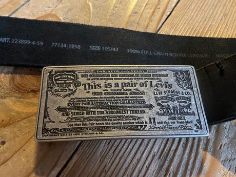 Kožený levi's vintage opasok 105 cm, levi’s