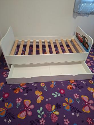 Detska posteľ 160x80 s nočným stolíkom, šírka (cm): 80,dĺžka (cm): 160