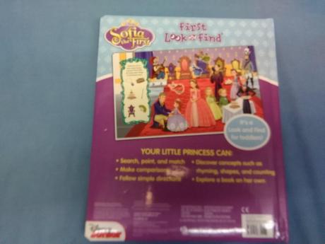 2x disney sofia the first - first look & find su18,