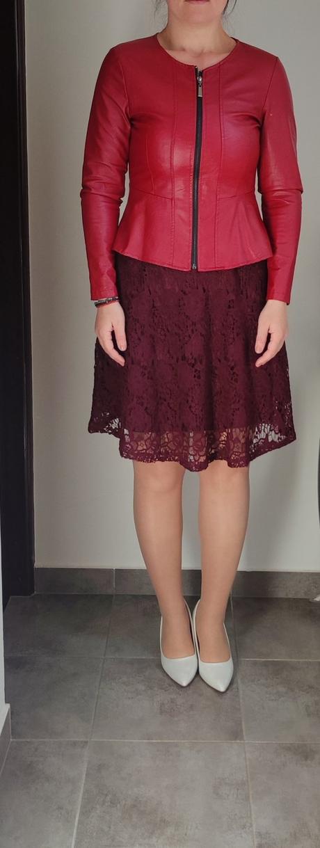 Koženková bunda, s