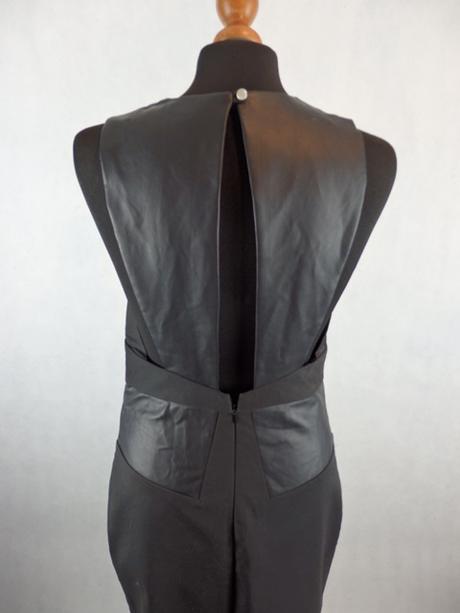 Čierne štýlové šaty, vero moda,38