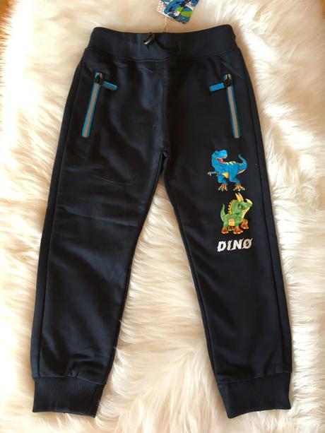 Chlapčenské tepláky s dinom - 3 farby., kugo,98 / 104 / 128