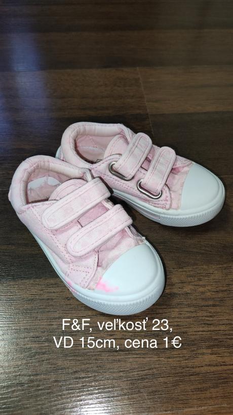 Tenisky - plátenky, f&f,23