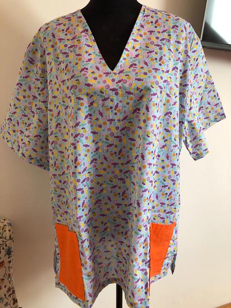 Dámsky zdravotnícky komplet - blúza a nohavice, xl