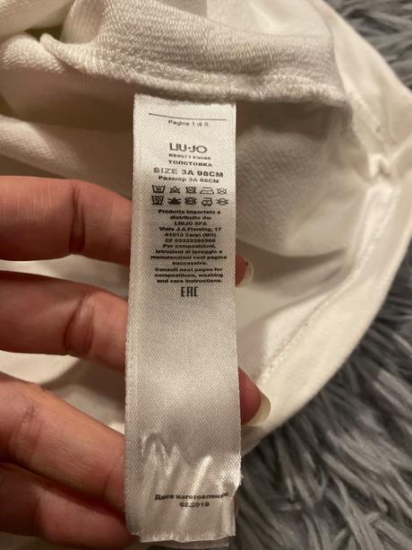 Dievčenské mikinové tričko, liu jo,98