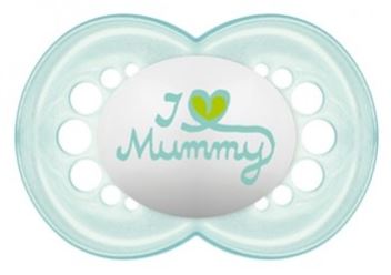 Mam silikónový cumlík love ortodontický 1ks, 6m+, lovi