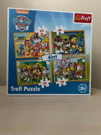 Paw patrol puzzle 4 v 1,