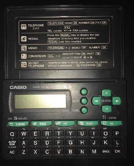 Casio organizér,