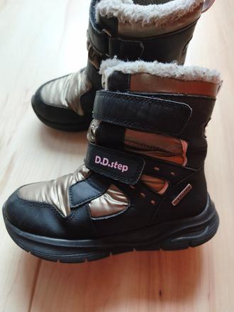 D.d.step zimné topánky aquatex, d.d.step,32