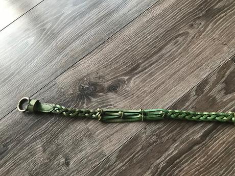 Tenký prepletaný opasok, 