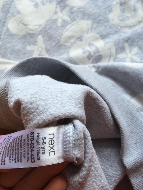 Mikina s minnie mouse +tricko lindex, next,116