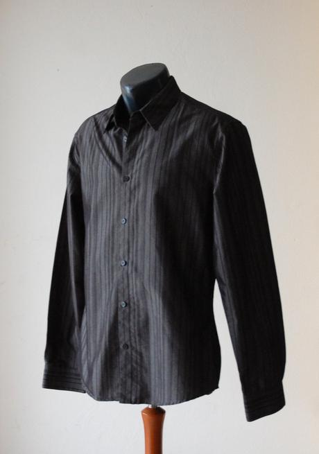 Elegantná tmavosivá košeľa, h&m,m