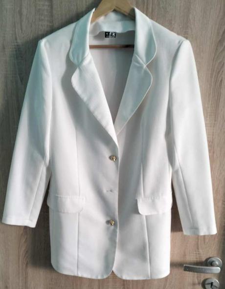 Biele spoločenské sako, v. l/xl, xl