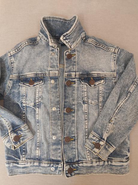 Riflová bunda, h&m,116