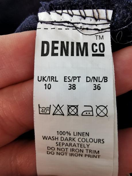 Ľanové letné nohavice denim co 38-ka, denim co,38