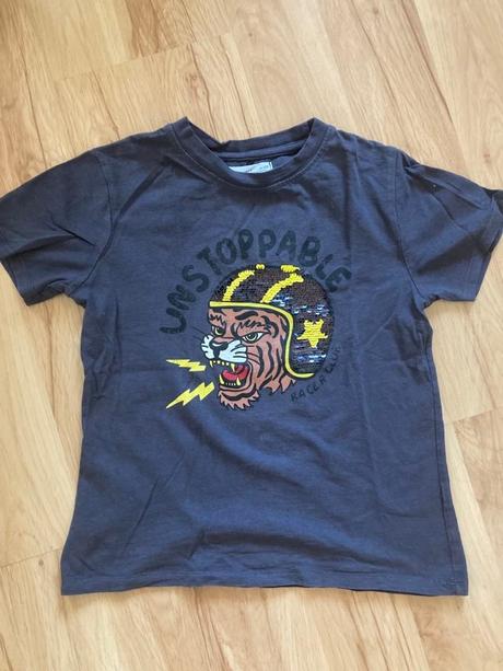 Zara tričko veľ.122 s premieňacou aplikáciou, zara,122