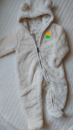 Prechodný overal macko, h&m,68